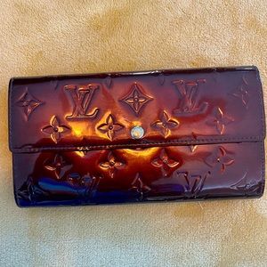 Louis Vuitton Brown Vernis Monogram Wallet